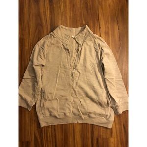 J. Crew Pullover With Pockets size Large